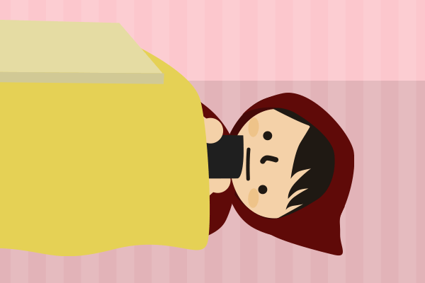 こたつでゲームする