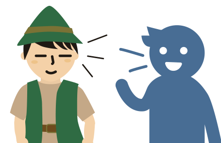 大学のサークルの飲み会で話す