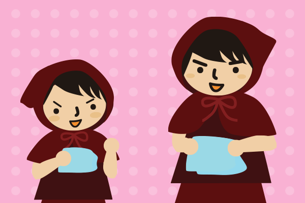 親子のイラスト