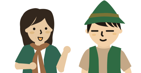 会話するイラスト