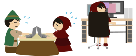 自宅が謎のオフィスに