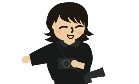 カメラマンのイラスト