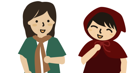 会話するイラスト