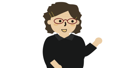 女性のイラスト