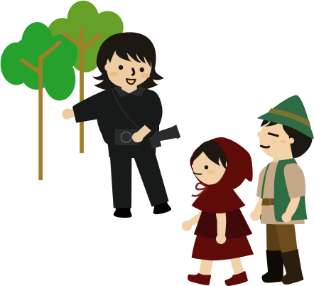 撮影現場のイラスト