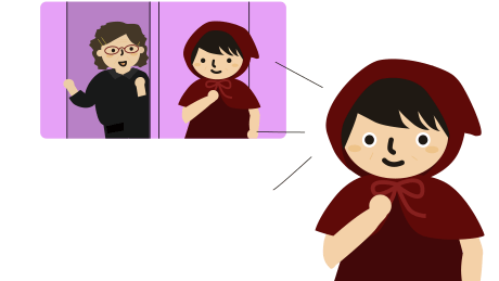 気づいたイラスト