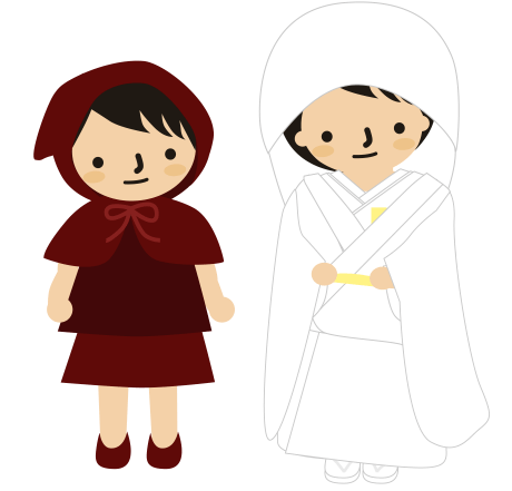 白無垢とわたぼうし