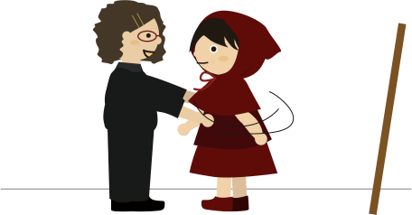 着付けするイラスト