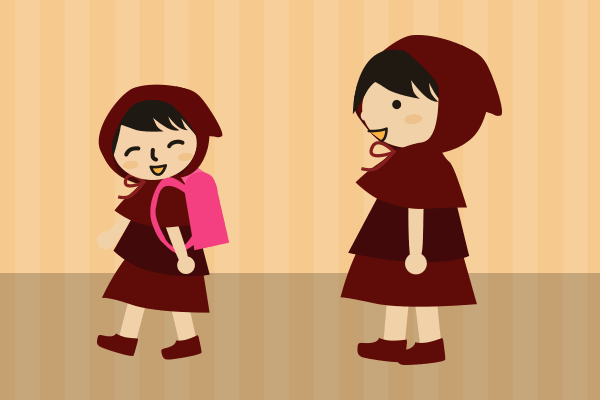 娘を送り出すイラスト