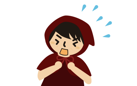 ビックリする