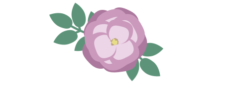 薔薇の花のイラスト